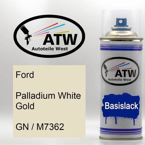 Ford, Palladium White Gold, GN / M7362: 400ml Sprühdose, von ATW Autoteile West.
